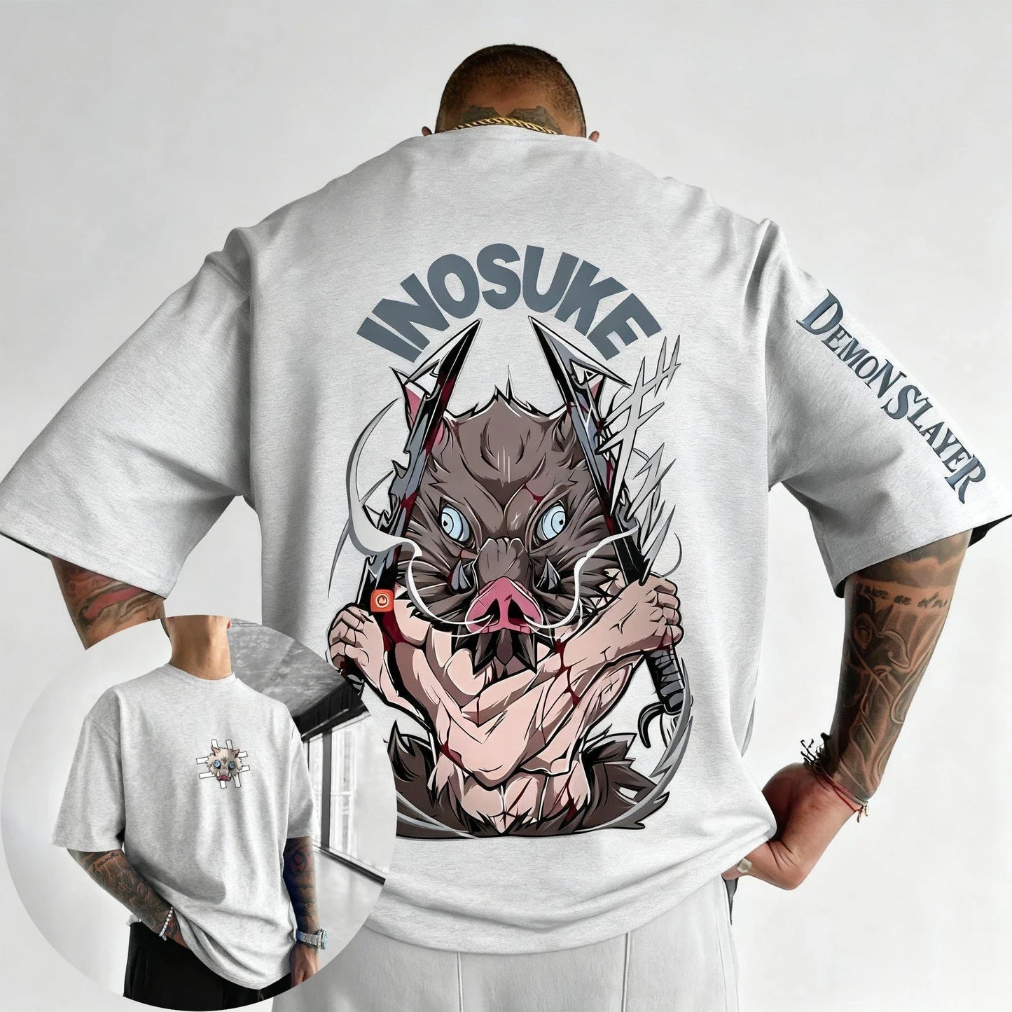 Demon Slayer Anime Mens T Shirt Cotton Women Short Sleeve Tee Summer Graphic Print Streetwear Casual Top New Summer Fashion Y2k