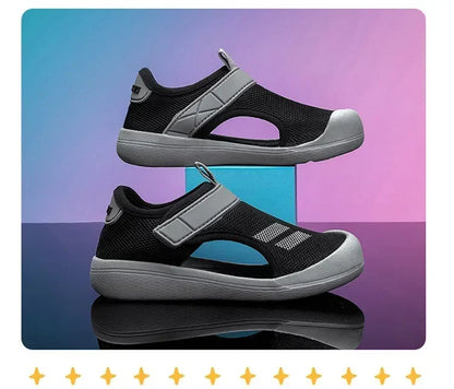 New Children Casual Mesh Shoes Boys Beach Sandals Kids Lightweight Closed Toe Baby Sport Sandals for Girls Eu Size 23-36