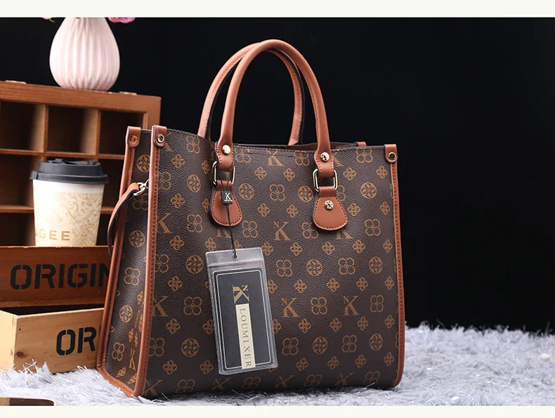 Light luxury brand women's bag 2025 new fashionable and versatile single shoulder crossbody high-end handbag with large capacity