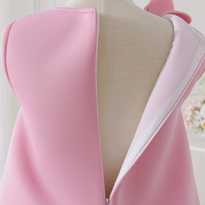 Vestido de festa para meninas princesa com flores 3D, verão, 4 a 8 anos, elegante, para casamento, damas de honra, formatura, festa de aniversário, roupa infantil