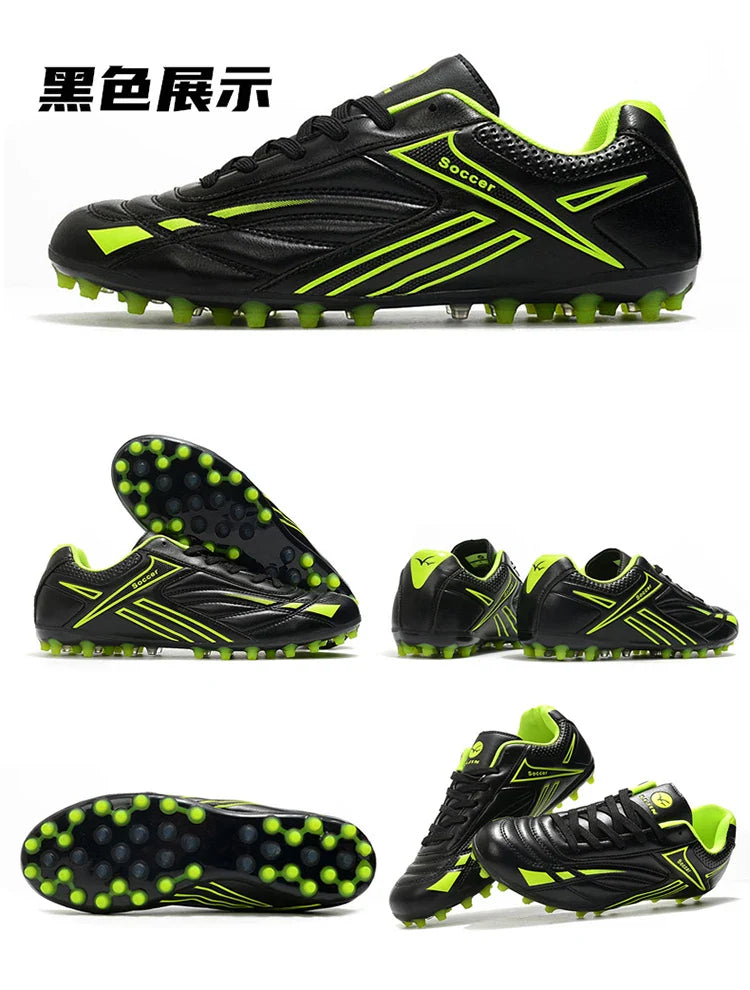 Hot Sale Youth Long Nail Soccer Shoes Children Students Large Size Broken Nail Soccer Shoes Unisex Training Shoes 35-45#
