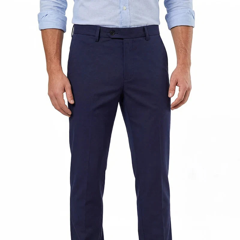 Mens Dress Pants Slim Fit Slacks for Men Business Casual Formal Pants Wedding Plain Men's Wrinkle-Resistant Dress Pant Party