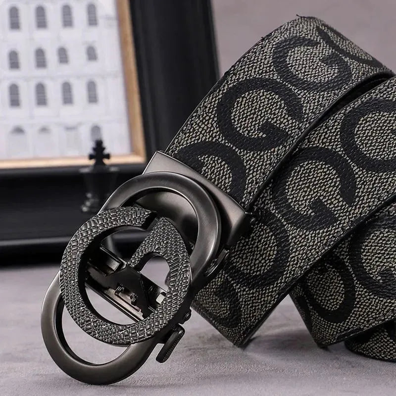 New Genuine Leather Business Fashion Luxury Brand Top Men's Belt Multifunctional Party Belt for Men with Jeans