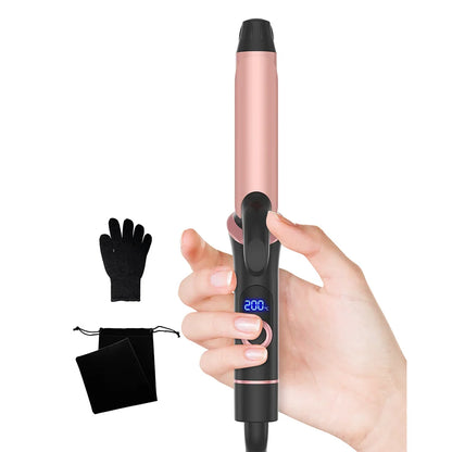 Ceramic Mini Hair Curler 25mm Travel Curling Iron Dual Voltage Curling Wand Small Hair iron Styler Curly Hair Products