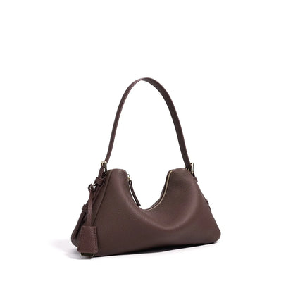 Genuine Leather Satchel Bags For Women Simple Fashion Ladies Underarm Handbag Large Capacity Shoulder Bag 2025 New