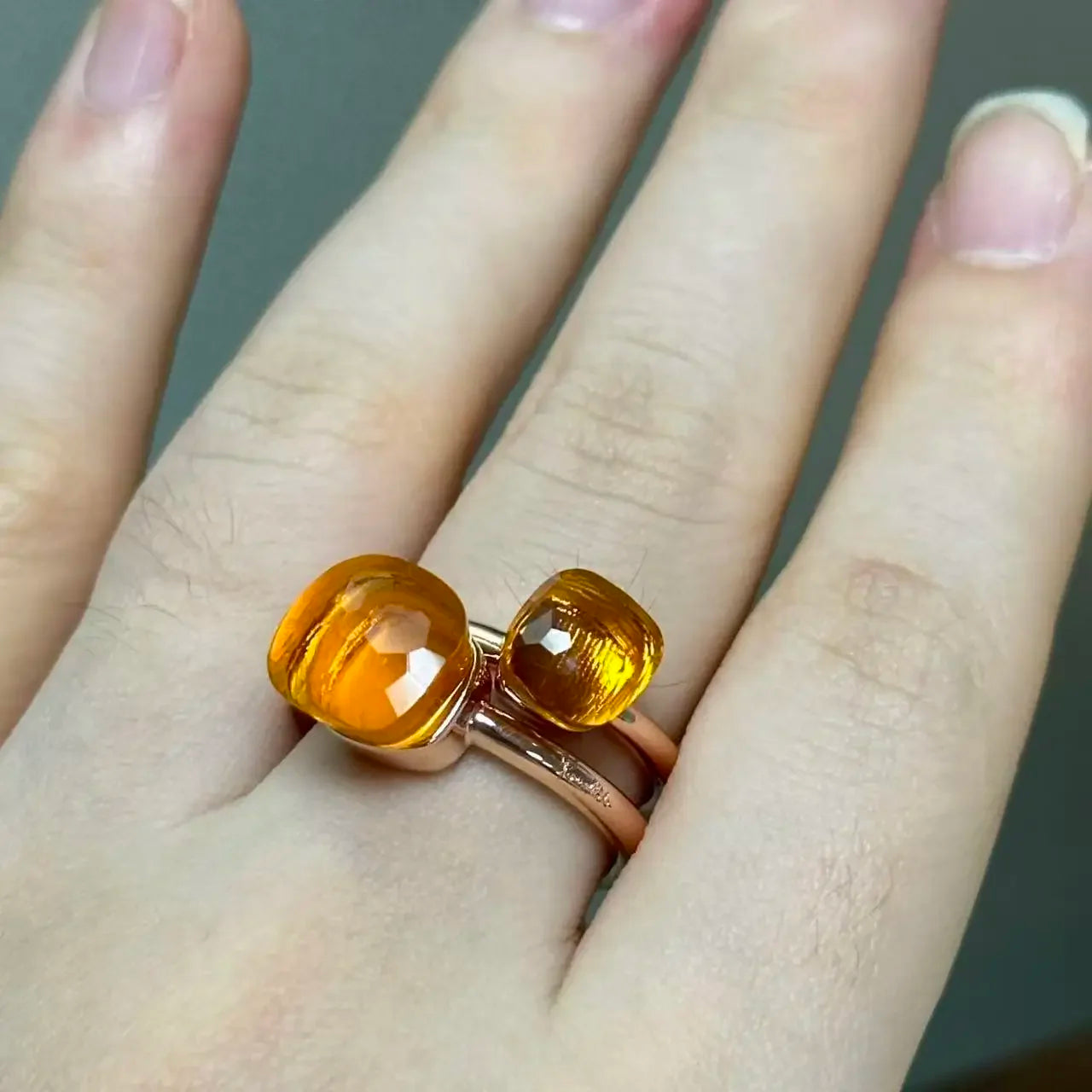 Classic and Petite Ring Set for Women Colorful Cyrstal Fashion Jewelry Gift Vanlentine's Day