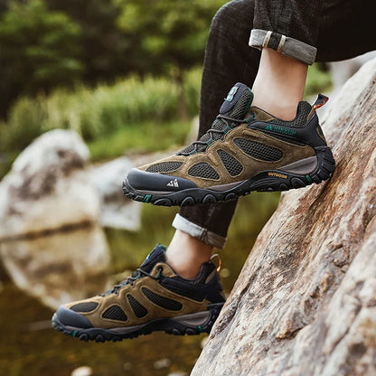 Men Shoes Breathable Splashproof Outdoor Hiking Shoes Mountain Climbing Sport Men Hunting Trekking Sneaker