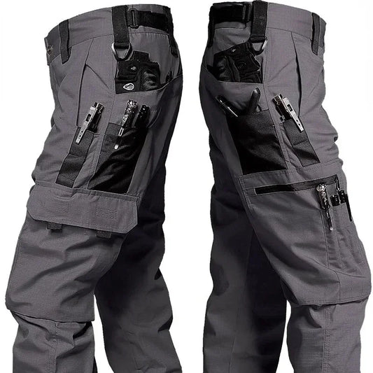 New Tactical Pants Quick Dry Multi-Pocket Cargo Pants Mens Casual Trousers Wear-Resistant Work Trainning Hiking Pant Loose