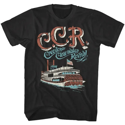 Short Sleeve Creedence Clearwater Revival Bikers Oversize T Shirt Funny Men Women T-shirt Cotton Streetwear Tops Tee Clothing