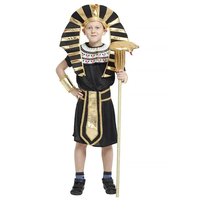 Children  Ancient Egypt Egyptian Pharaoh Cleopatra Prince Princess Costume for Kids Cosplay Anime Cosplay