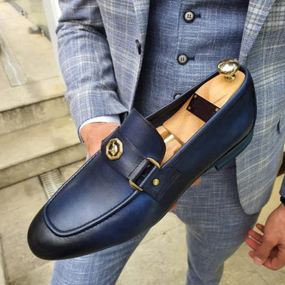Novos Mocassins Pretos Masculinos Slip-On Bico Redondo Sapatos Sociais Masculinos Frete Grátis Sapatos de Casamento para Homens Tamanhos 38-47