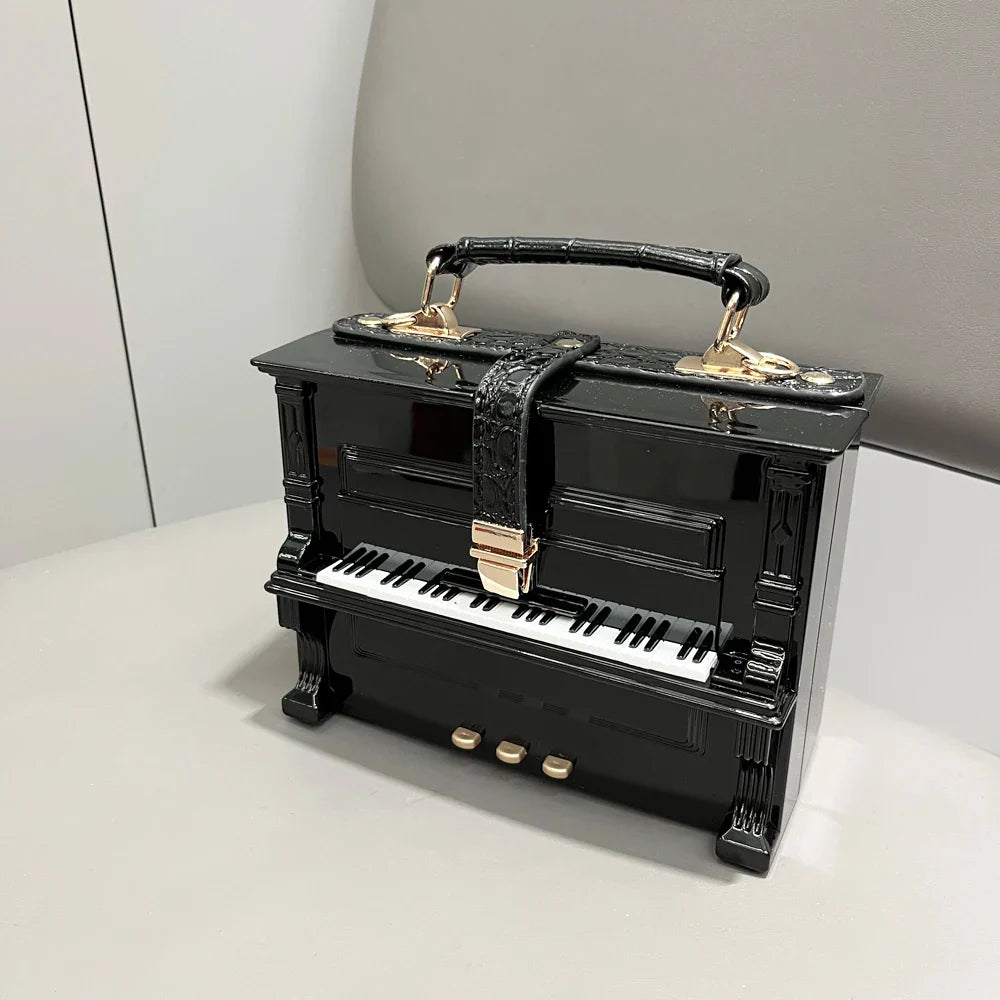 purses and handbags Luxury Designer crossbody shoulder bag For Women piano shape handmade bags Purse Messenger Bag banquet bag