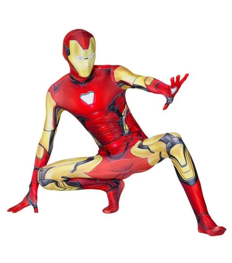 Halloween 3D  Costume Spandex Costume Superhero Luxury Bodysuit Adult Kids Bodysuit Cosplay Superhero Flash Bodysuit