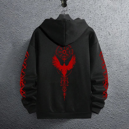 Black Sweatshirts Autumn Winter Male Daily Casual Sporty Jogging Hoodie Men's Outwear Fashion Pullover