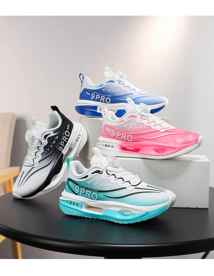 New Cushioning Running Shoes for Childrens Lightweight Sport Shoes Breathable Casual Sneakers Non-Slip Outdoor Boy Girl Training