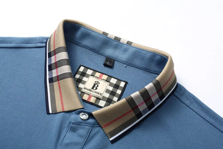 Luxury brand short sleeve men's polo shirt hot selling in summer classic embroidery high-end breathable cotton golf top T-shirt