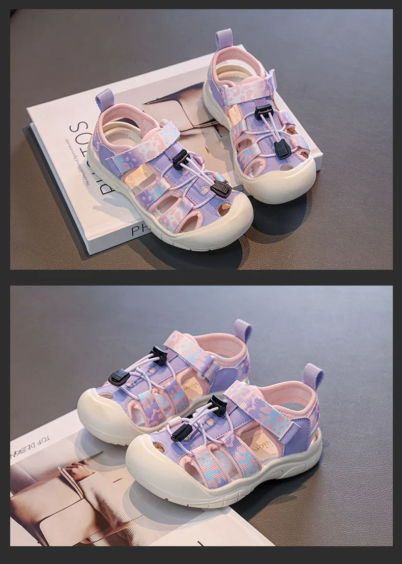 2025 Children's High Quality Close Toe Summer Beach Water Shoes Outdoor School Sport Sandals for Kids Toddler Boys Girls
