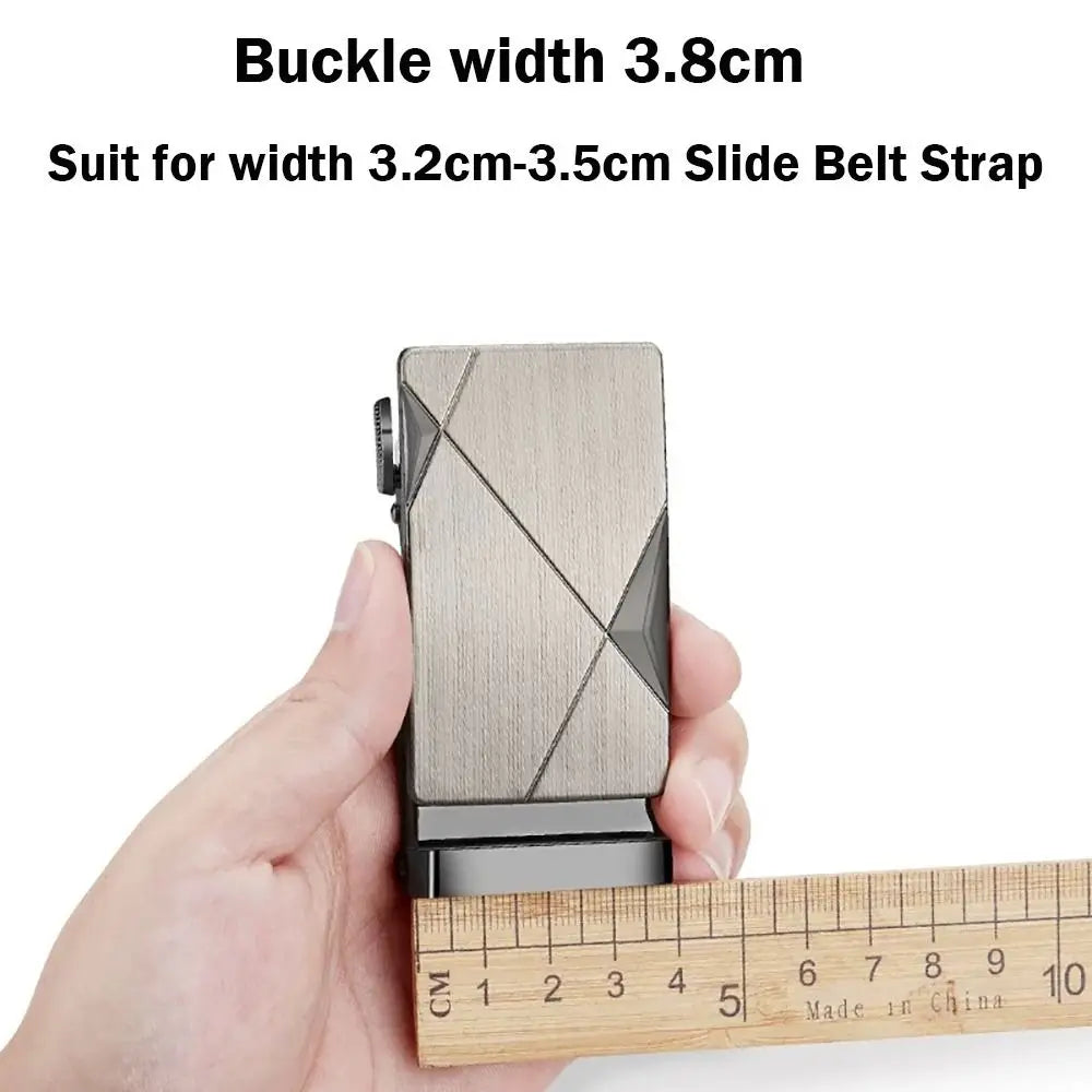 Automatic Buckle Belt Buckle Men's Belt Replacement Buckle Accessory for 3.2cm-3.5cm Width Automatic Belt