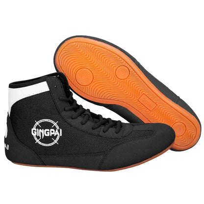 Botas de luta profissional masculinas e femininas 5 cores Sapatilhas de boxe Casal Antiderrapante Tênis Botas de luta masculinas respiráveis