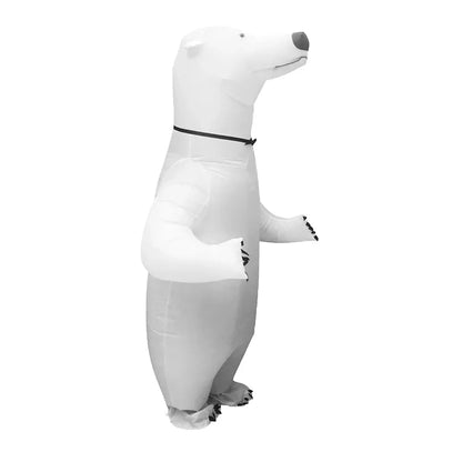 Polar bear Inflatable Costumes Adult Blow up Cosplay Party Festival Christmas Halloween Suit