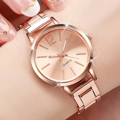 1/2/3PCS Simple Dial Women Quartz Watch Fashion Small Ladies Wristwatch Reloj Mujer Girls Clock Gift（Without Box）