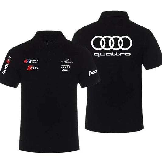 Performance Car Car Modified Men's POLO Shirt Summer Lapel Short Sleeve Racing Motorcycle T-Shirt