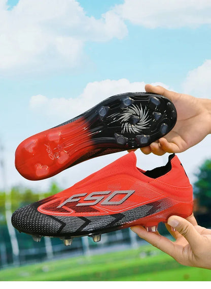 Men Professional TF Soccer Shoes Resistant Casual Grass Studded Male Non Slip Fast Foo451·a