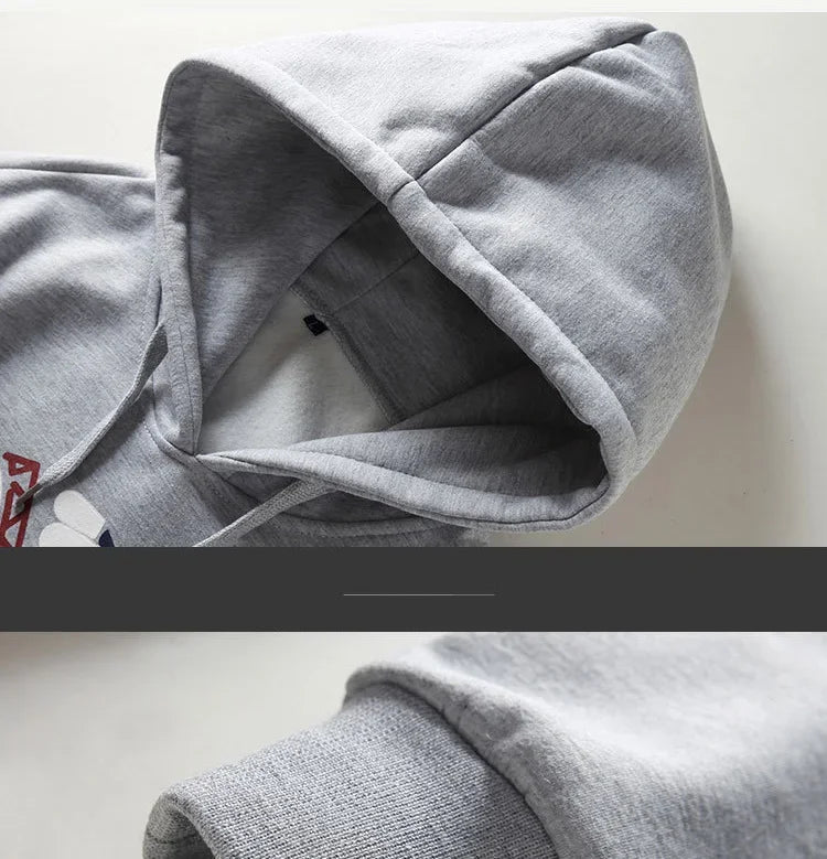 3 Pieces Set Hoodies+Vest+Pants Casual Track Suit Clothing Coats Winter Thick Warm Tracksuit for Couple Printed Mens Set Vest