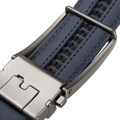Plus Size 170 160 150 140 130cm Click Business Belts Men Automatic Buckle Genuine Leather Men's Jeans High Quality Waist Strap