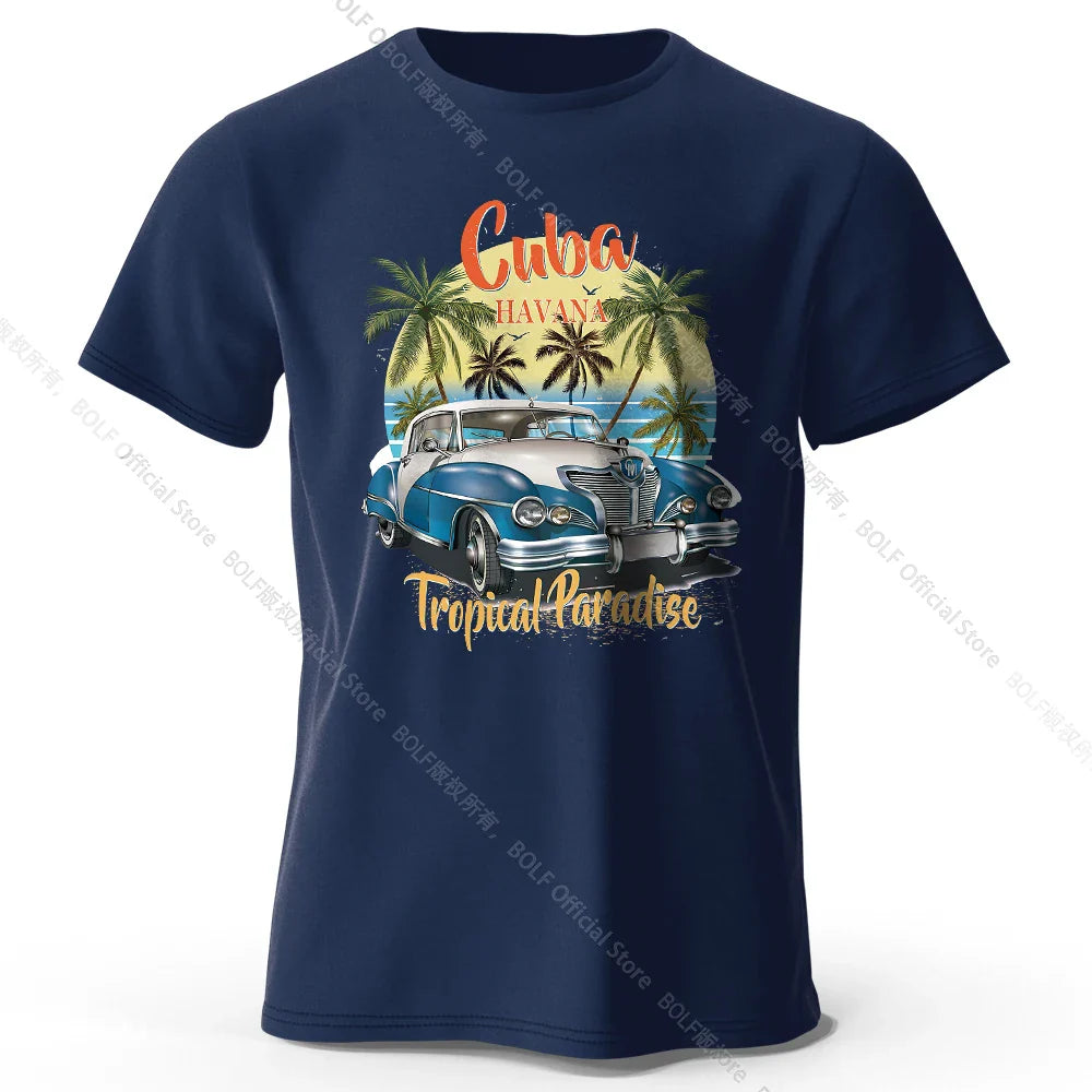 Seaside Market Medal Printed Unisex Men Women T-Shirt Tees Tops 100% Cotton Anchor Graphic Coastal Souvenir Wear