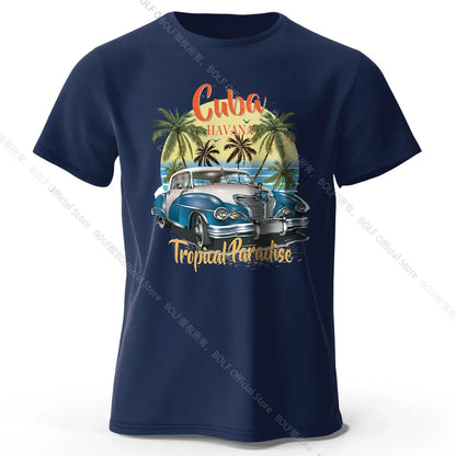 Seaside Market Medal Printed Unisex Men Women T-Shirt Tees Tops 100% Cotton Anchor Graphic Coastal Souvenir Wear
