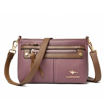 High Quality Leather Purses and Handbag Women Bag Luxury Designer Shoulder Crossbody Sac Ladies Casuial Messenger Tote Bag 2024