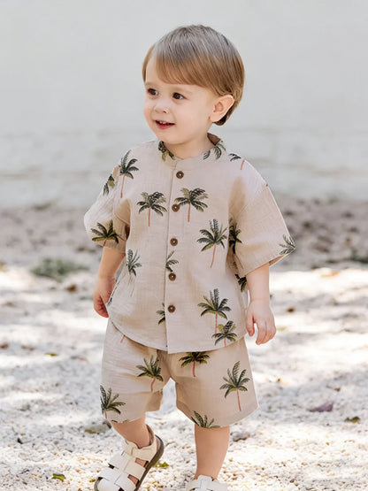 Fashion Kids Clothes Suit Summer Casual Organic Cotton Kids Tshirt + Shorts Toddler Baby Short Sleeve Outfits