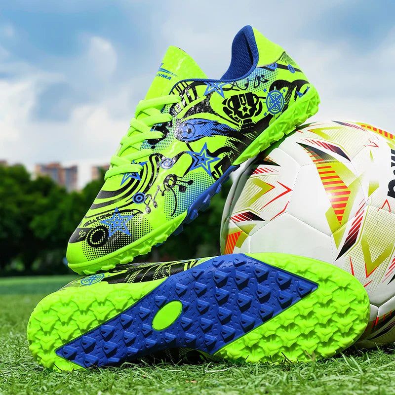 New Men Soccer Shoes Boys Original Football Shoes TF/AG Indoor Professional Football Field Boots Society Cleats Sneaker Non Slip