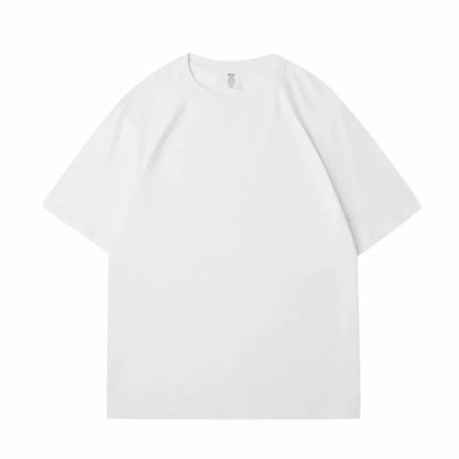 WAVLATII Nova Camiseta Feminina de Algodão Lisa Verde Escuro Oversized Casual Macia Unissex Manga Curta Verão