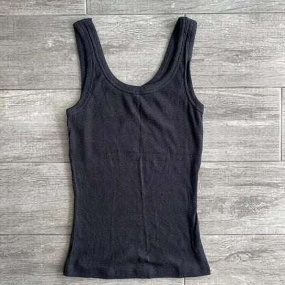 Vintage Sleeveless Tank Top Letters Summer Print Personality Crop top Sleeveless Slim Streetwear Punk Y2K Baby Tee Short Sleeve