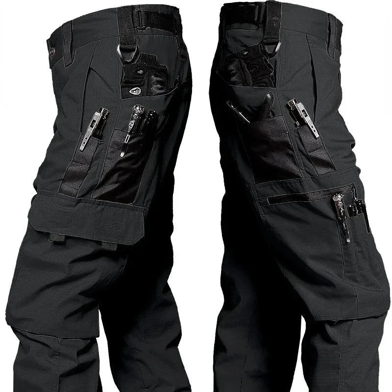 New Tactical Pants Quick Dry Multi-Pocket Cargo Pants Mens Casual Trousers Wear-Resistant Work Trainning Hiking Pant Loose