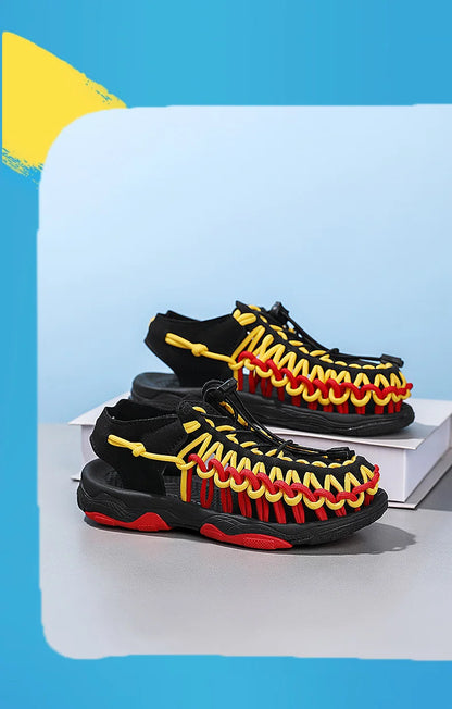 Hot Sale Kids Sports Sandals Summer Boys Beach Shoes Outdoor Sneakers Sandals Rubber Non-slip Casual Sandals for Children