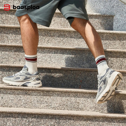 New Running Shoes Men Outdoor Fashion Lightweight Mesh Sports Shoes Male Casual Breathable Non-Slip Walking Shoes