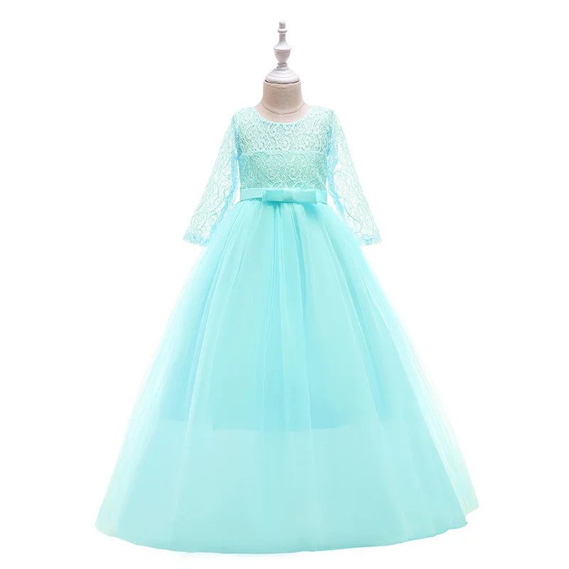 Children Princess Girls Party Wear Kids Christmas Dress Girl's Birthday Dress Baby Girl Wedding Banquet Clothes 3-14 years