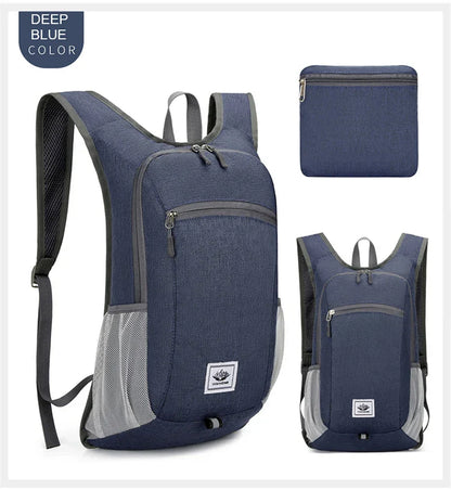 Portable Foldable Backpack,Men Women Ultralight Folding Bag,Outdoor Climbing Cycling Hiking  Knapsack Travel Daypack