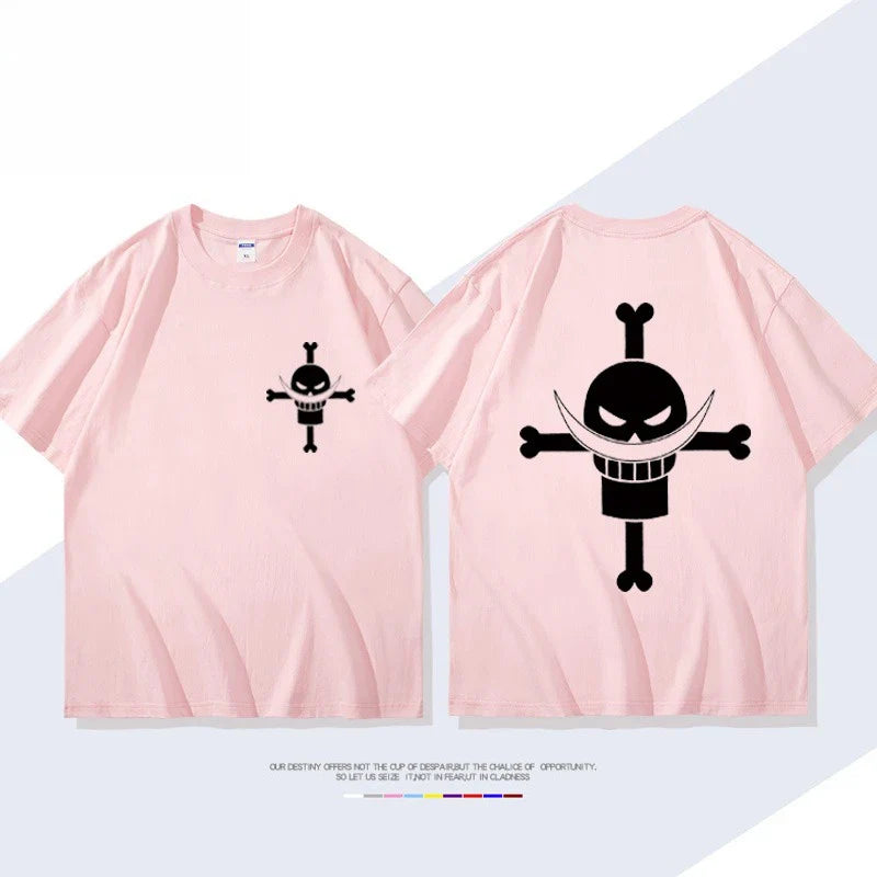 Printed Short Sleeve T-shirt Men's Women's Fashion Loose Cotton Top