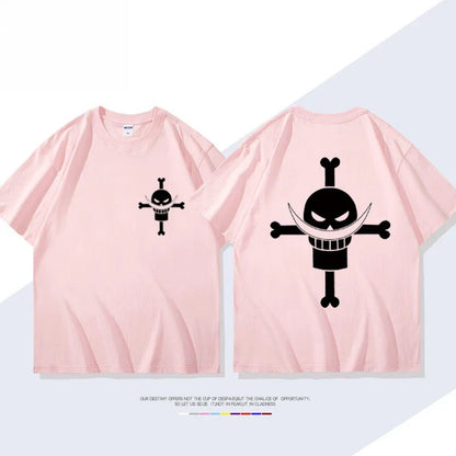 Printed Short Sleeve T-shirt Men's Women's Fashion Loose Cotton Top