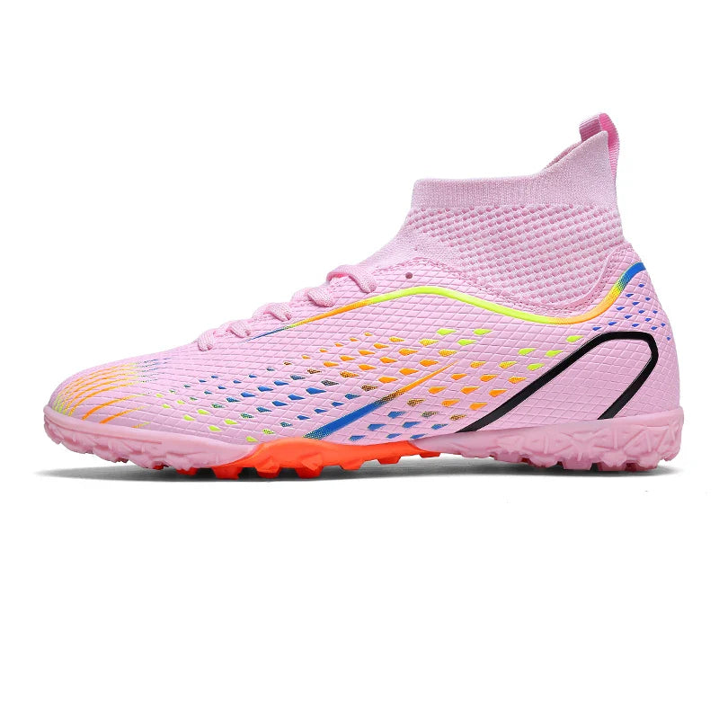 Soccer Shoes FG/TF Man Outdoor Training Football Boots Woman Sneakers Ultralight Non-Slip Sport Turf Soccer Cleats Large Size