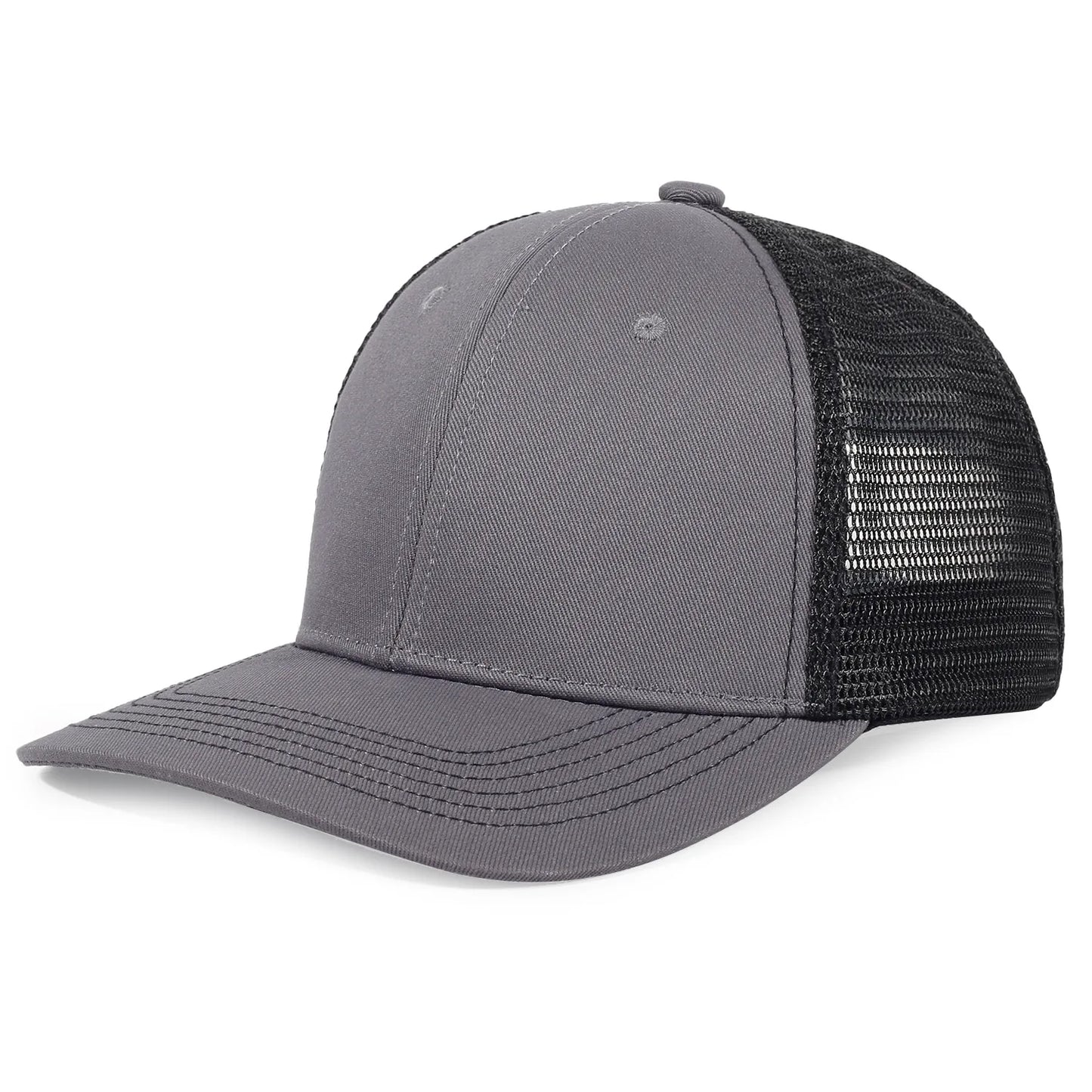 New Fashion Slight Curved Brim Baseball Cap For Men Women Summer Breakable Net Blank Truck Caps Sun Hat
