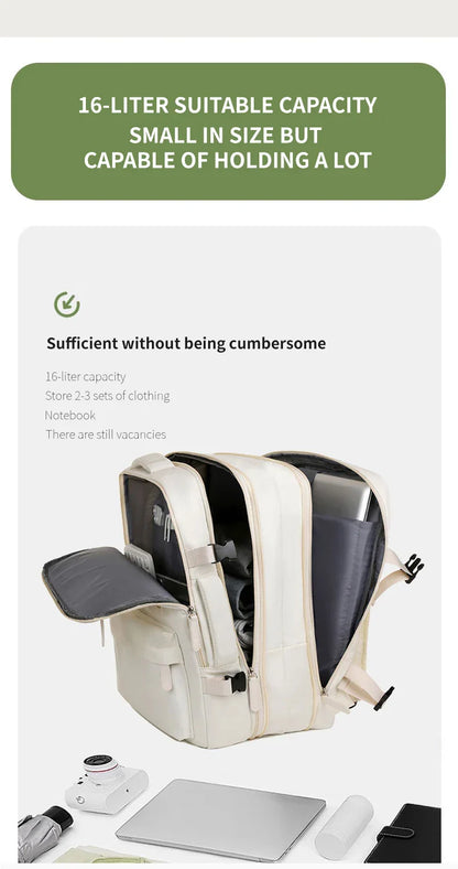 New Model of Airplane-Specific Backpacks, Carry-On Luggage Backpacks, Airplane Travel Laptop Backpacks, Student Backpacks, Unisex Backpacks, Short-Distance Business Trips