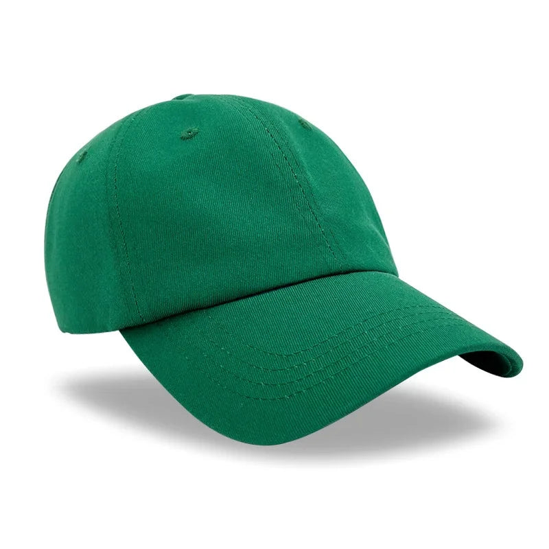 Custom Logo Hat For Women Men Soft Top Cotton Baseball Cap Adult Outdoor Adjustable Dad Hats Snapback Hat Summer Sports Sun Cap
