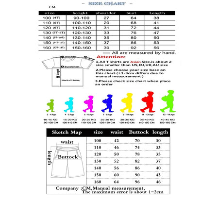 Summer Short Sleeve New York USA Letter Graphic Kid Tshirt +shorts 2pcs Set Baby Boy Girl Clothes Sport Cotton Children Outfit