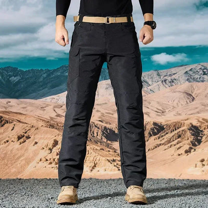 Men Casual Cargo Pants 2025 New Male Summer Tactical Wear Resist Quick Dry Outdoor Trousers Multi Pockets Hike Work Trousers