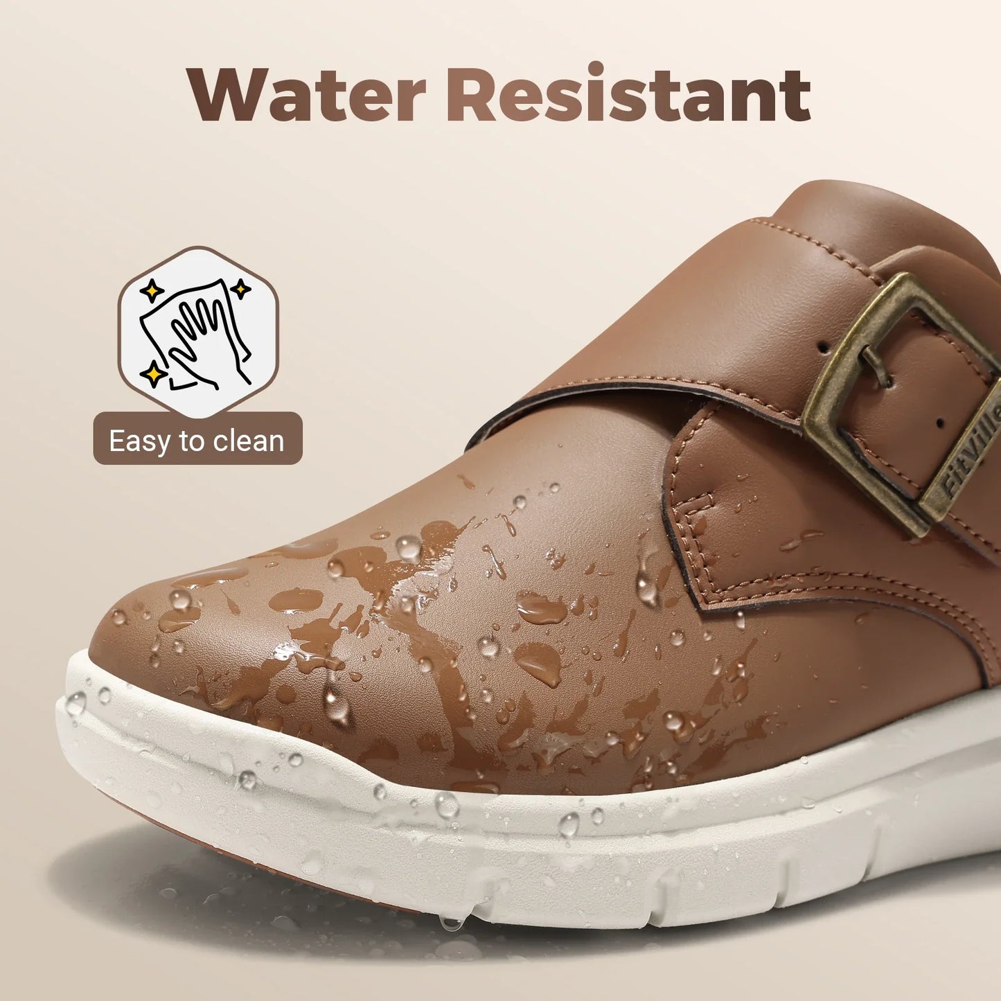 Sapatos masculinos de couro, sapatos largos para pés inchados, sapatos masculinos diabéticos para caminhada, para negócios e caminhadas ao ar livre